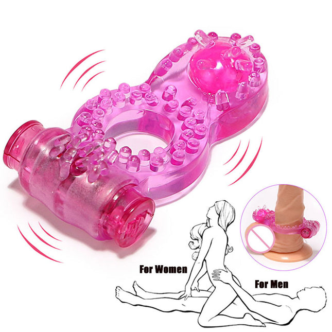 Anillo Vibrador Con Perla