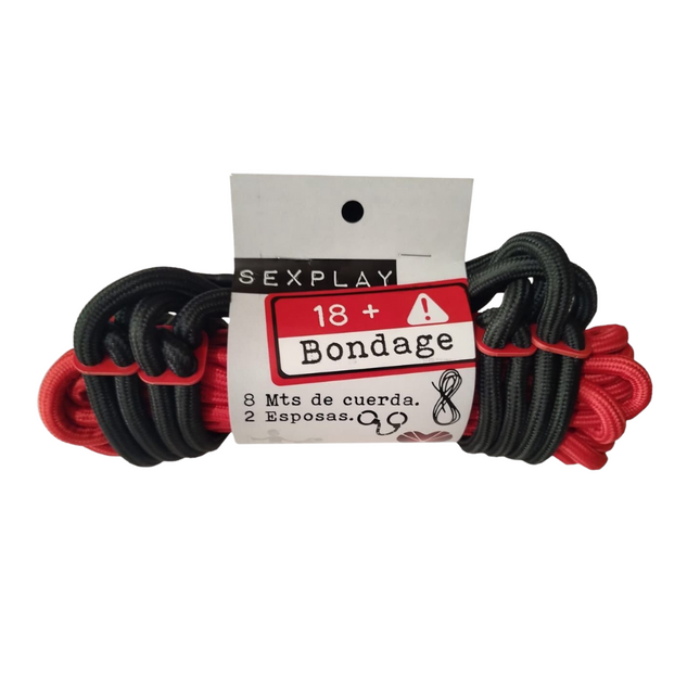 Esposas + Soga de Bondage Sex Play