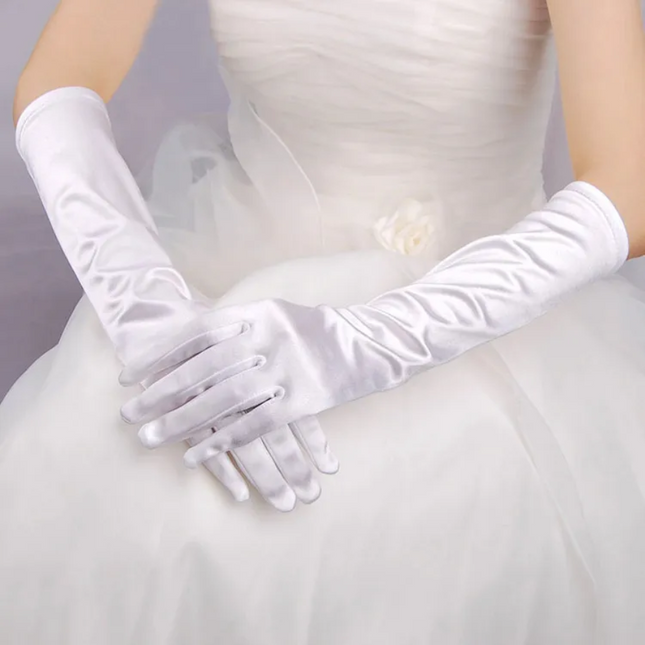 Guantes En Satín