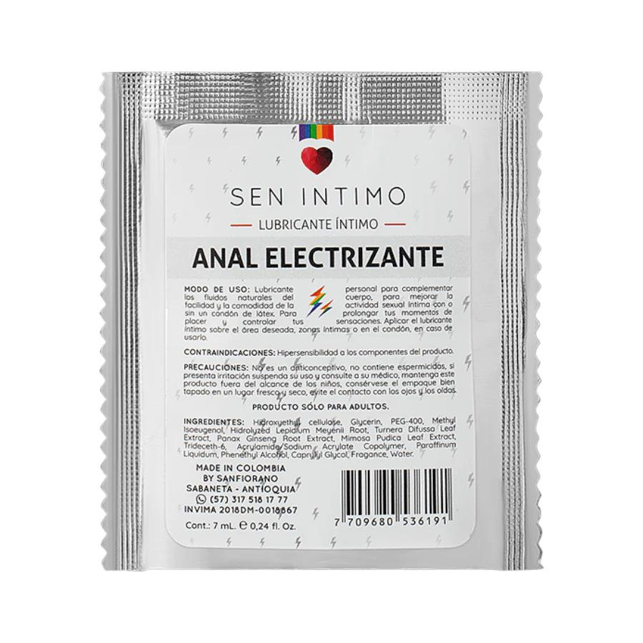 Lubricante Anal 7 mL Sen Intimo Electrizante