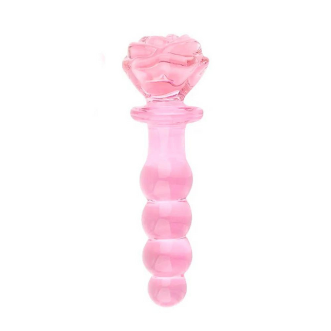 Dildo Vidrio Queen Rosa