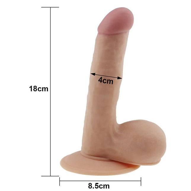 Dildo Realista The Ultra Sotf Dude Flesh 7.5 Long