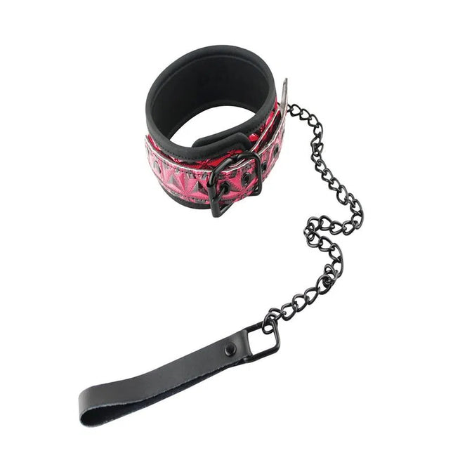 Collar Luxury Fetish With Leash Odin