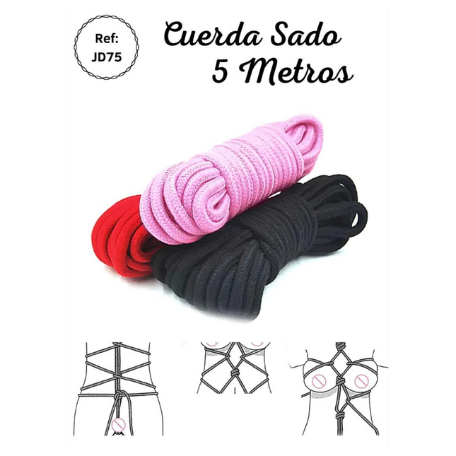 Cuerda Sado 5 metros Shibari