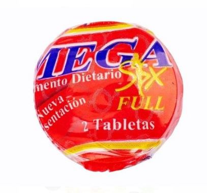 Mega Sex Caja X2 Pastillas