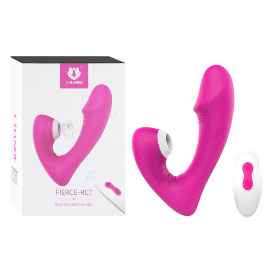 Succionador Clitorial + Estimulador Punto G Fierce-RCT Inalambrico S-HANDE