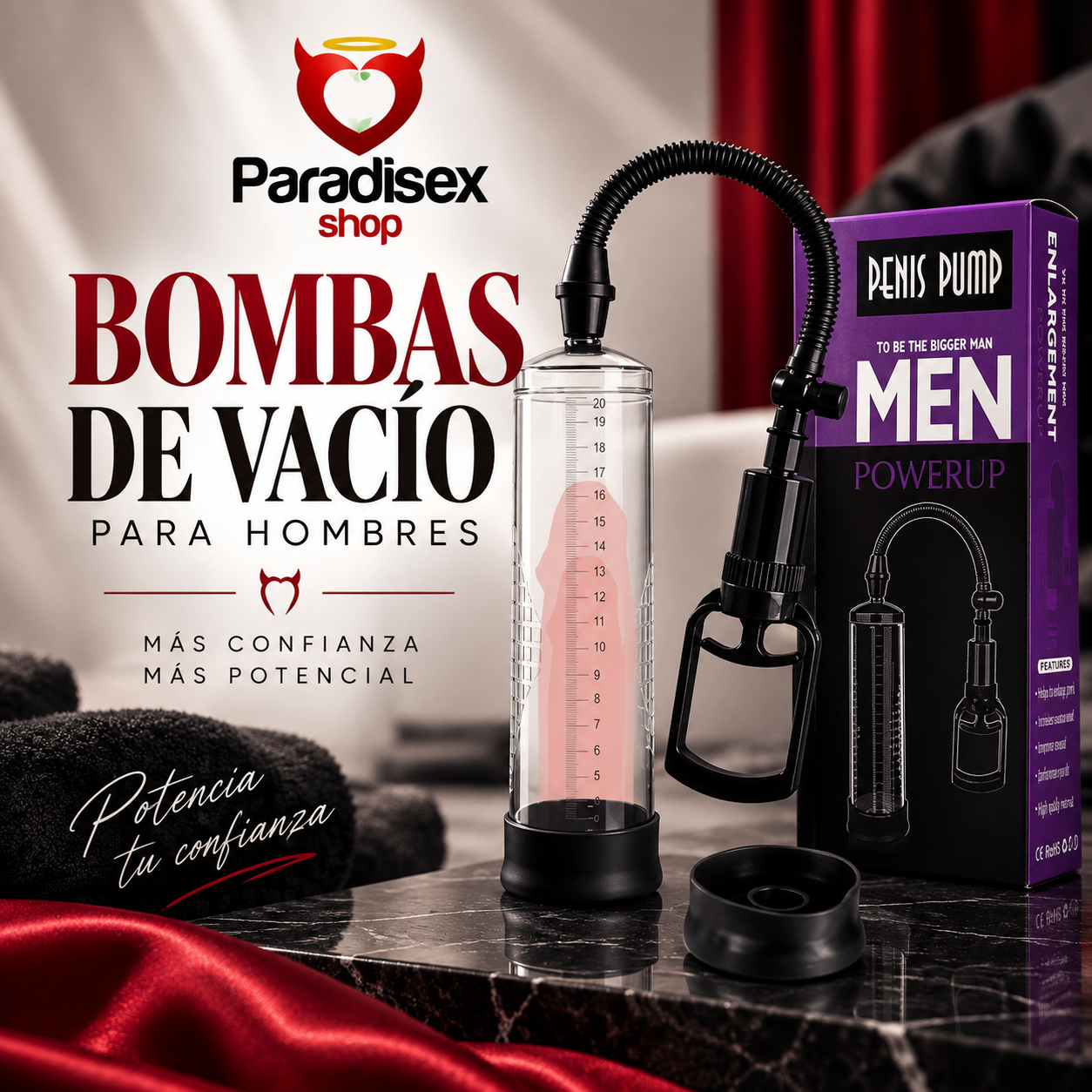 Bombas de vacío para hombres: qué son, cómo funcionan y cómo utilizarlas de forma segura (Guía 2026)