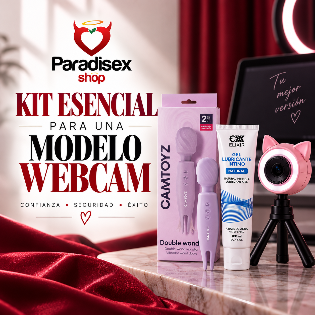 Kit esencial para una modelo webcam: juguetes y accesorios indispensables para comenzar (Guía 2026)