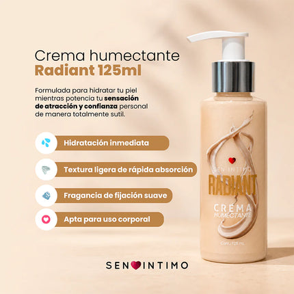 Radiant Crema Humectante con Feromonas 125 ml Sen Íntimo