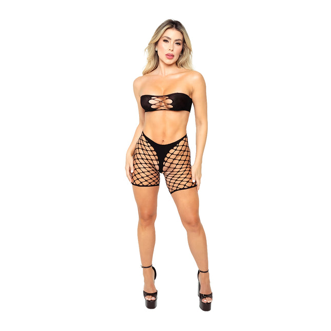 Conjunto de Malla Dance Lerot | Top y Short para Mujer