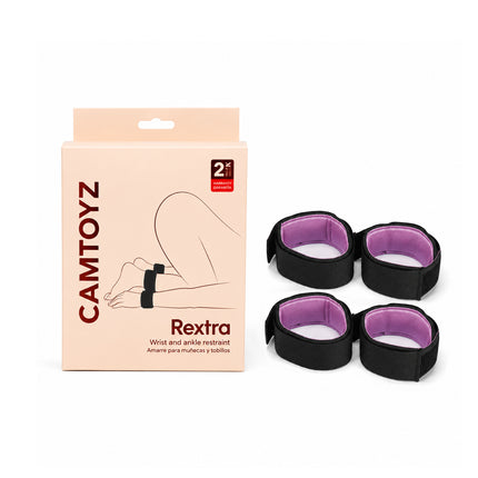 Rextra Set de 4 Sujeciones para Muñecas y Tobillos