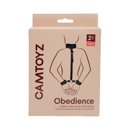Collar con Esposas para Muñecas Obedience Camtoyz Red Play
