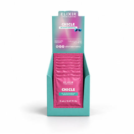 Gel Íntimo Saborizado Chicle Elixir 5 ml | Lubricante