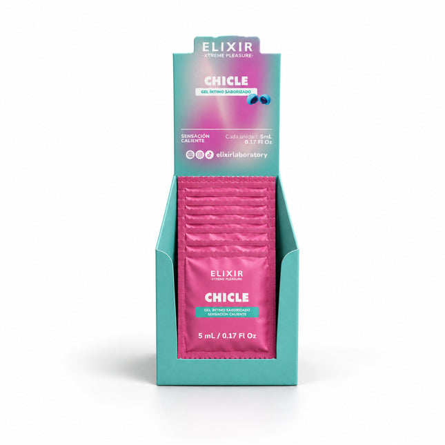 Gel Íntimo Saborizado Chicle Elixir 5 ml | Lubricante