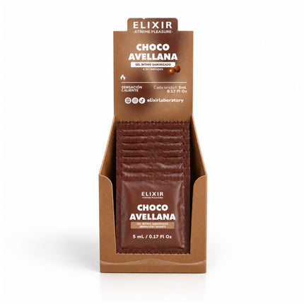 Gel Íntimo Saborizado Choco Avellana Elixir 5 ml | Lubricante