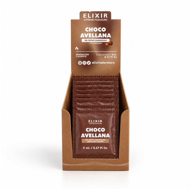 Gel Íntimo Saborizado Choco Avellana Elixir 5 ml | Lubricante
