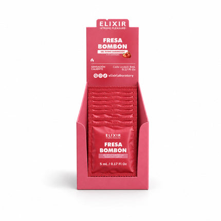 Gel Íntimo Saborizado Fresa Bombón 5 ml | Lubricante