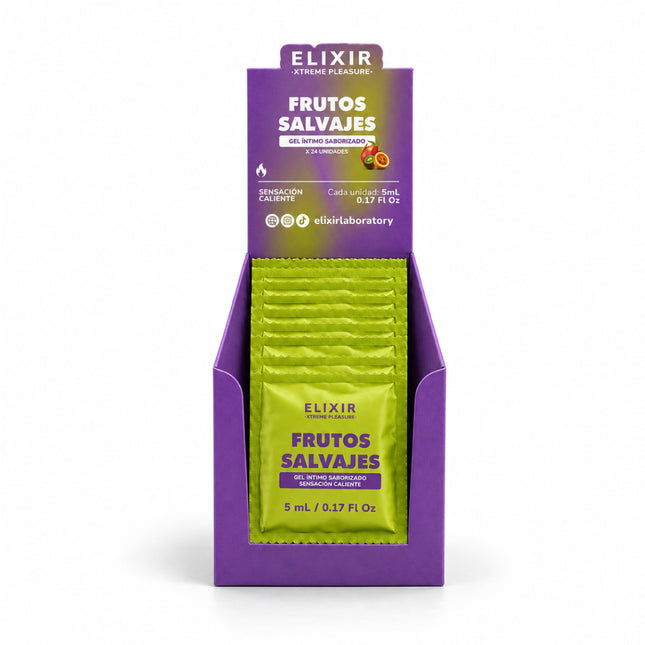 Gel Íntimo Saborizado Frutos Salvajes Elixir 5 ml | Lubricante