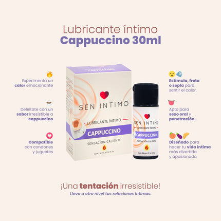 Lubricante Íntimo Cappuccino Sensación Caliente 30 ml