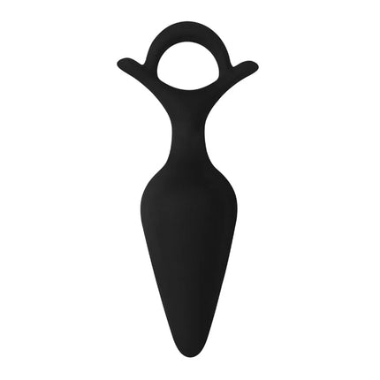 Plug Anal Rocket Silicona Talla M con Agarre Seguro