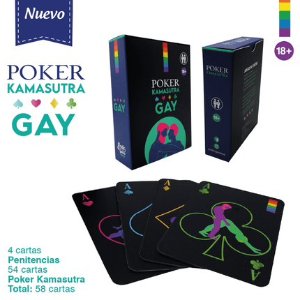 Juego Poker Kamasutra Gay Cartas