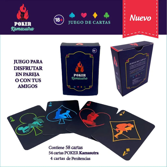 Juego Poker Kamasutra Gay Cartas