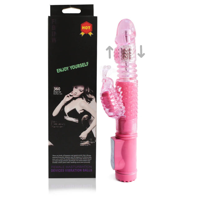 Vibrador Empuje Mariposa Recargable