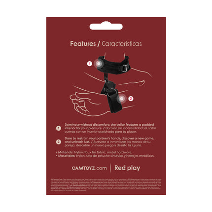 Collar con Esposas para Muñecas Obedience Camtoyz Red Play