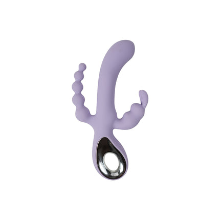 Vibrador Triple Estimulación Trento Majestic Recargable USB
