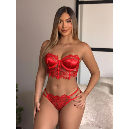 Conjunto Rojo Divine Temptation 3469