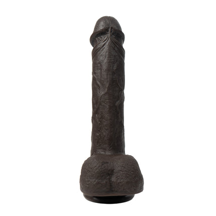 Dildo Ultrarealista Renato 19 cm Negro Silicona