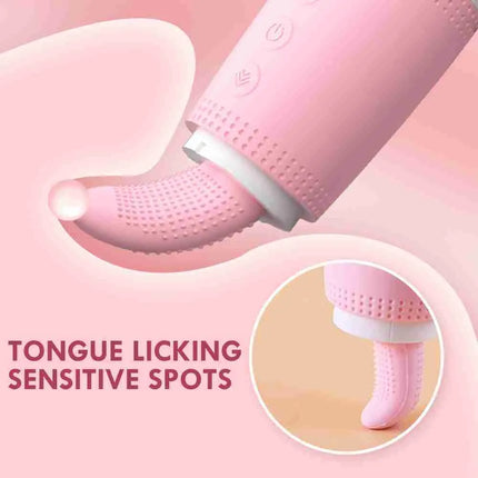 Hitachi Con Masajeador y Lengua