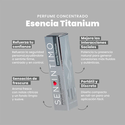 Pheromone Infused Parfum Titanium x 10 Ml Sen Intimo