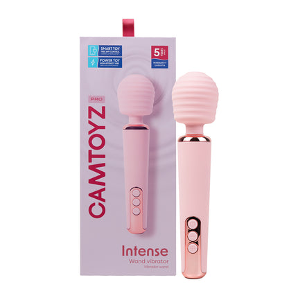 Vibrador Wand Recargable con App Intense CamToyz IPX7