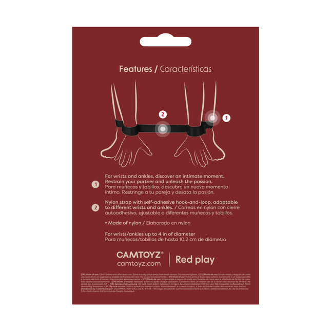 Amarre para Muñecas y Tobillos Boundy Camtoyz Red Play