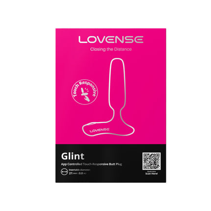 Plug Anal Vibrador Glint Lovense con Sensor Táctil Inteligente
