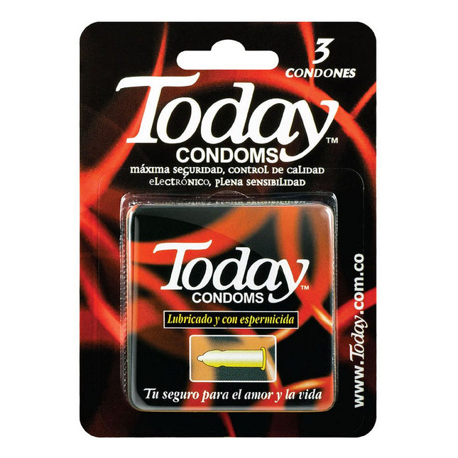 Condon Today Lubricado y con Espermicida x3 Und