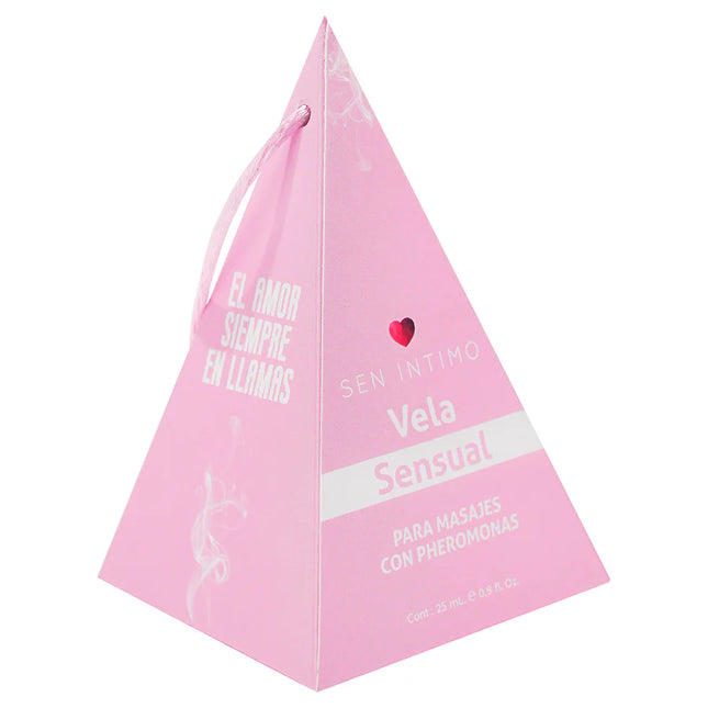 Vela Sensual Masajes Pirámide 25ml Sen Íntimo