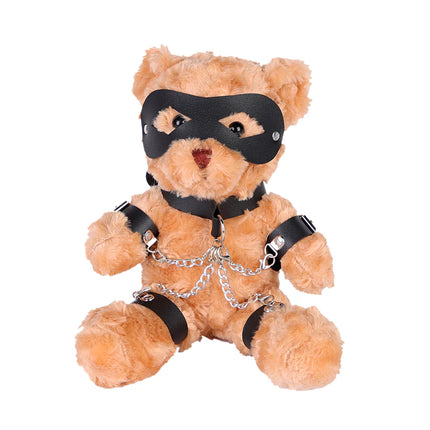 Kinky Bear Oso de Peluche Decorativo con Arnés y Accesorios