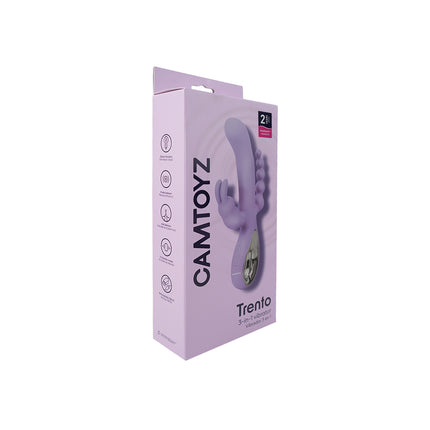 Vibrador Triple Estimulación Trento Majestic Recargable USB