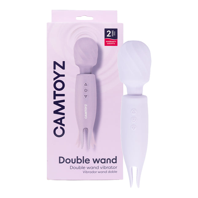 Vibrador Wand Doble Recargable Double Wand Camtoyz
