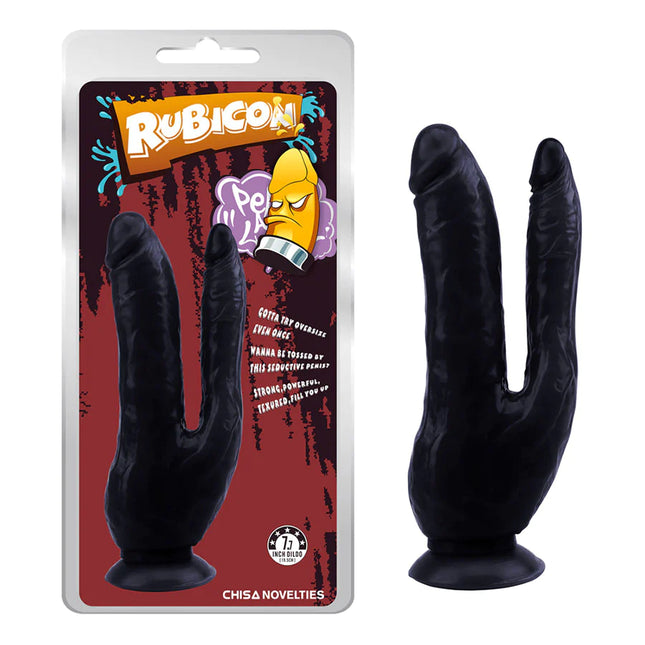 Dildo Doble Penetracion Rubicon Chisa Negro