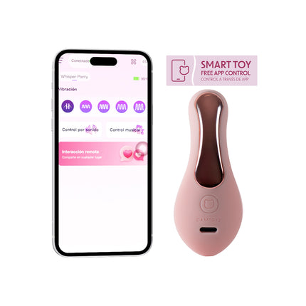 Vibrador Whisper con App Recargable USB-C Camtoyz