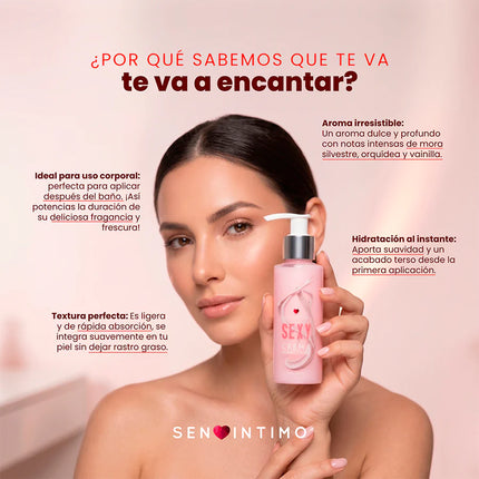 Sexy Crema Humectante con Feromonas 125 ml Sen Íntimo