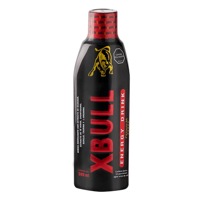 Energizante X-Bull 500 mL | Bebida con Maca, Borojó, Chontaduro y Guaraná