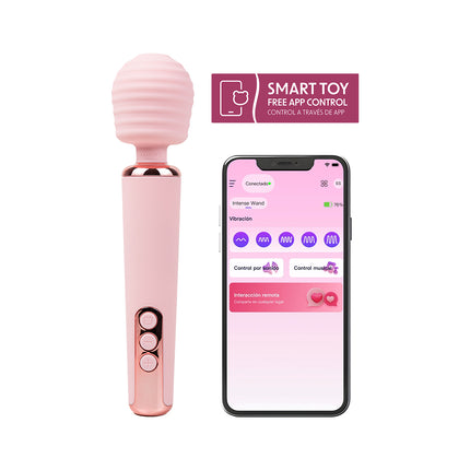 Vibrador Wand Recargable con App Intense CamToyz IPX7
