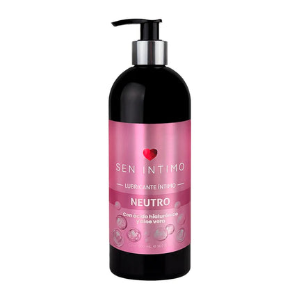 Lubricante Neutro con Ácido Hialurónico y Aloe 500 ml Sen Íntimo
