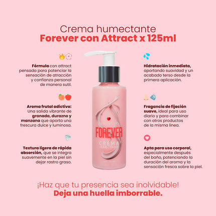 Forever Crema Humectante con Feromonas 125 ml Sen Íntimo