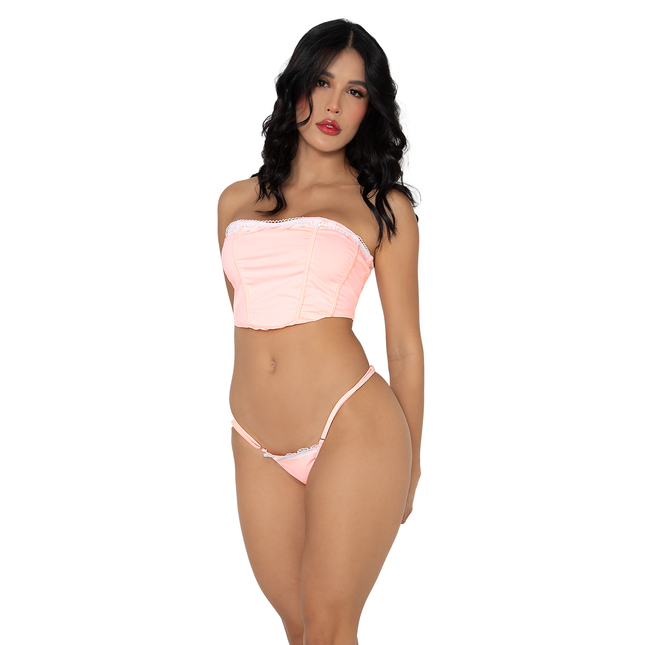 Conjunto Amira Lerot Blanco y Negro Elegante con Malla