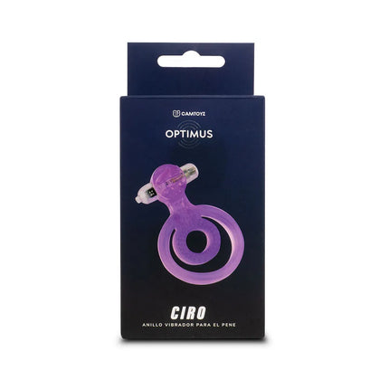 Anillo Vibrador Ciro Ajustable de Silicona para Pareja